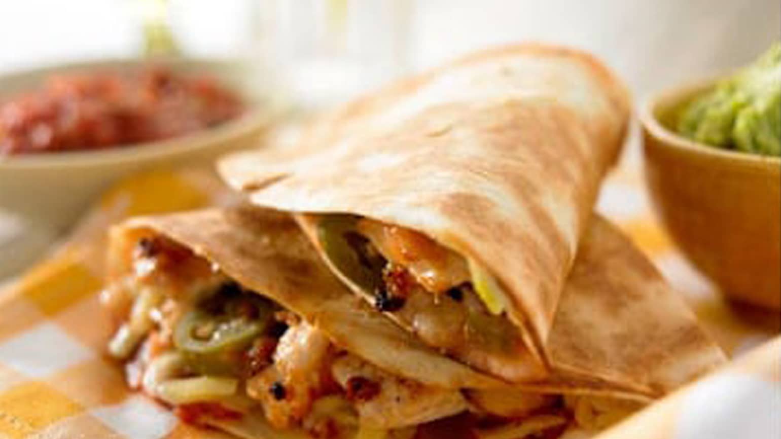 chicken-and-cheese-quesadillas-with-tomato-salsa